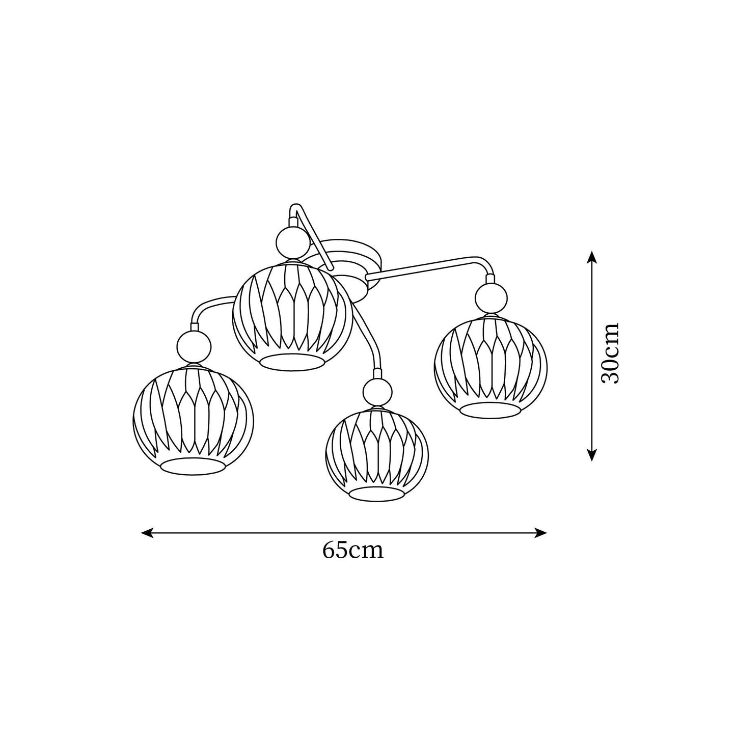 Multi-Head Glass Pendant Light Green Pumpkin Shade for Dining Room Living Space Kitchen Island Overhead – alternate product v