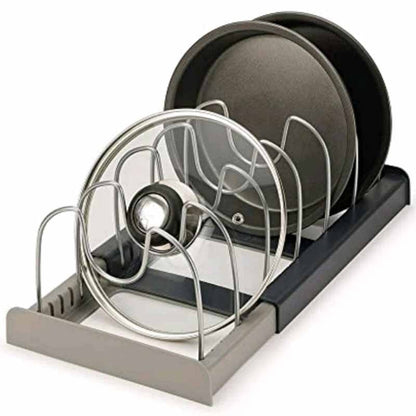 Expandable Pan & Lid Organizer – 7 or 10 Compartments – alternate product view 5