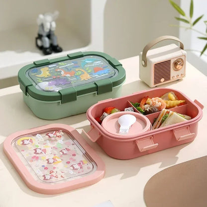 Bento box with soup bowl and spoon - 4 motifs – alternate product view 2