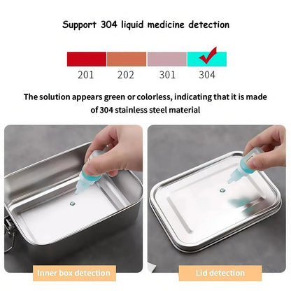 Lunch box stainless steel with swing top closure - BPA – alternate product view 3