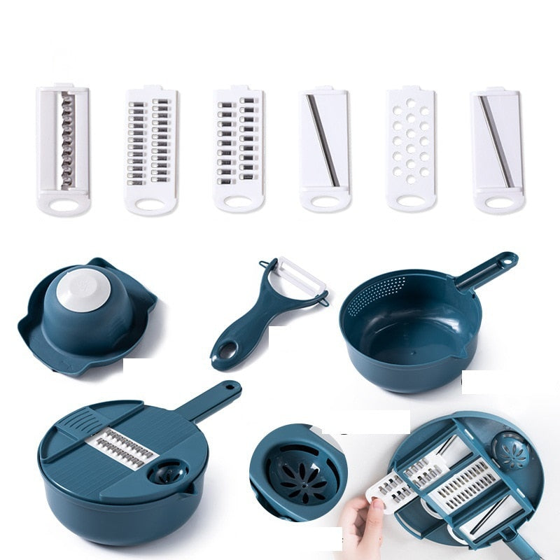 12-in-1 Multipurpose Kitchen Cutting Set – alternate product view 6