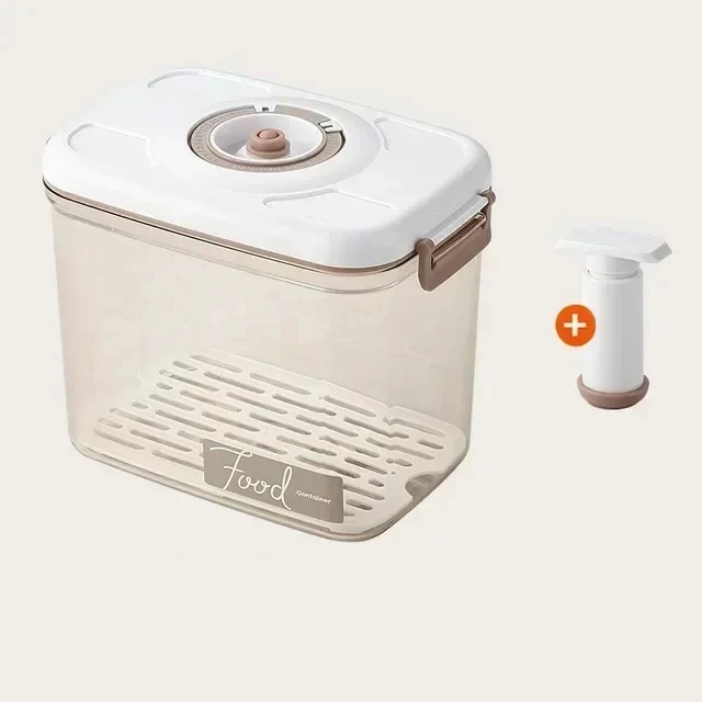 Food Vacuum Storage Box Transparent Container with Hand Pump - FreshLock – alternate product view 7