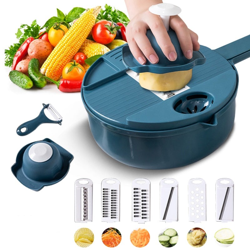 12-in-1 Multipurpose Kitchen Cutting Set – alternate product view 2