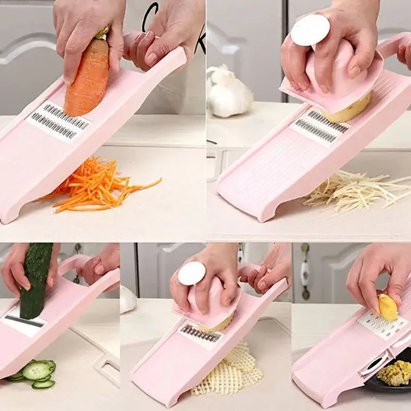 Multifunctional vegetable slicer with handle – alternate product view 8