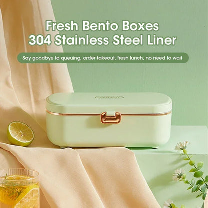 900ml Portable Electric Lunch Box Food Warmer with Steam Function - HeatMate – alternate product view 4