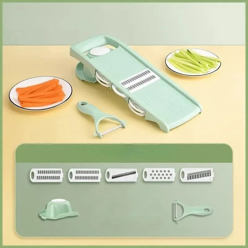 Multifunctional vegetable slicer with handle – alternate product view 4