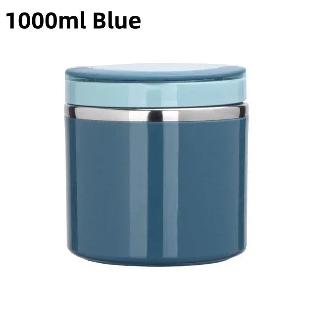 Thermal lunch box stainless steel with handle – leak-proof – alternate product view 9