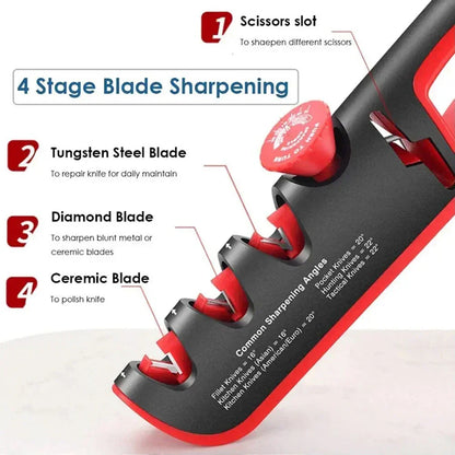 4-in-1 Professional Knife Sharpener (1+1 ) - EdgeSharp – alternate product view 2