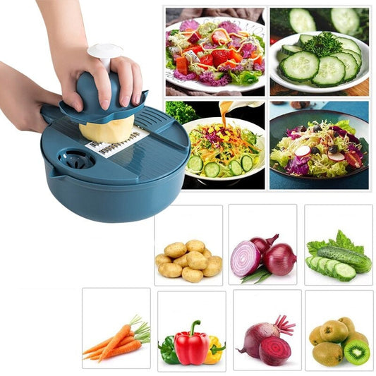 12-in-1 Multipurpose Kitchen Cutting Set