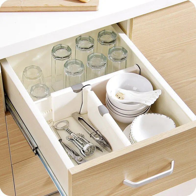 Adjustable Kitchen Drawer Divider – Flexible Storage Organizer – alternate product view 2