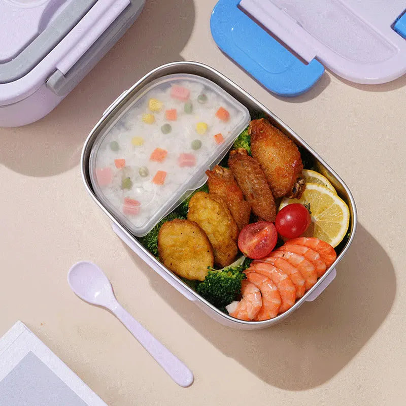 1.5L Electric Lunch Box Food Warmer 60W Portable Leakproof Heater - HeatBox – alternate product view 2