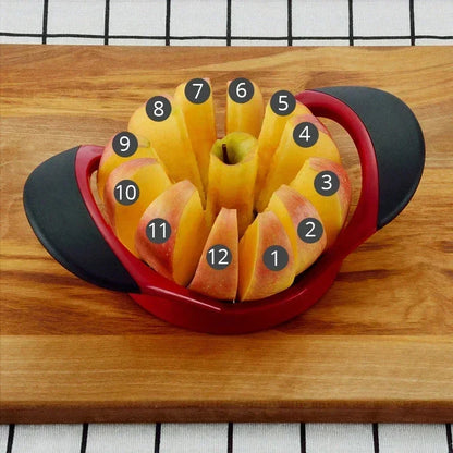 Fruit slicer with stainless steel blades - 8 or 12 cuts – alternate product view 2