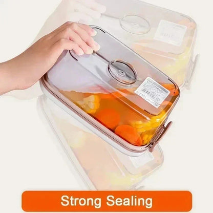 Food Vacuum Storage Box Transparent Container with Hand Pump - FreshLock – alternate product view 4