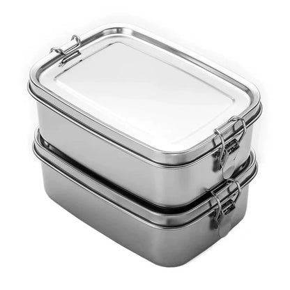 Lunch box stainless steel with swing top closure - BPA