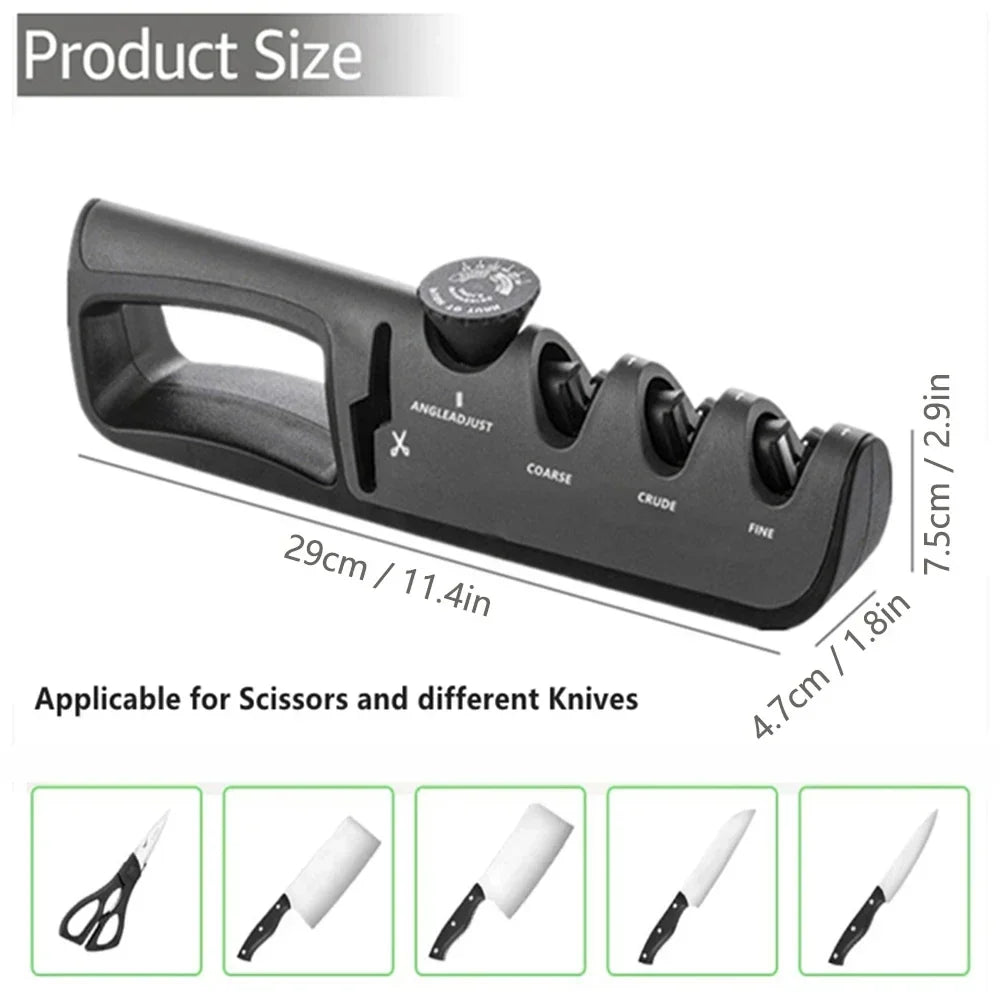 4-in-1 Professional Knife Sharpener (1+1 ) - EdgeSharp – alternate product view 6