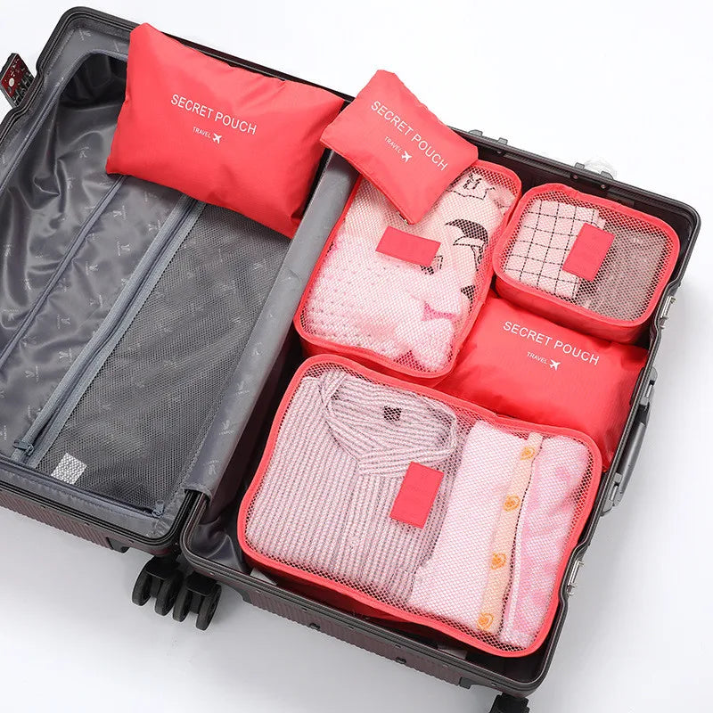 Packing cube set 6 pieces waterproof - suitcase organizer – alternate product view 11