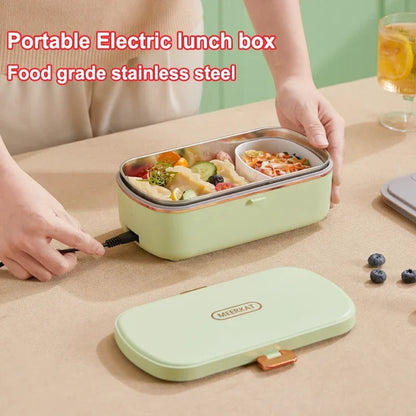 900ml Portable Electric Lunch Box Food Warmer with Steam Function - HeatMate – alternate product view 3
