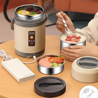 Electric lunch box USB with warming function 2.0 l