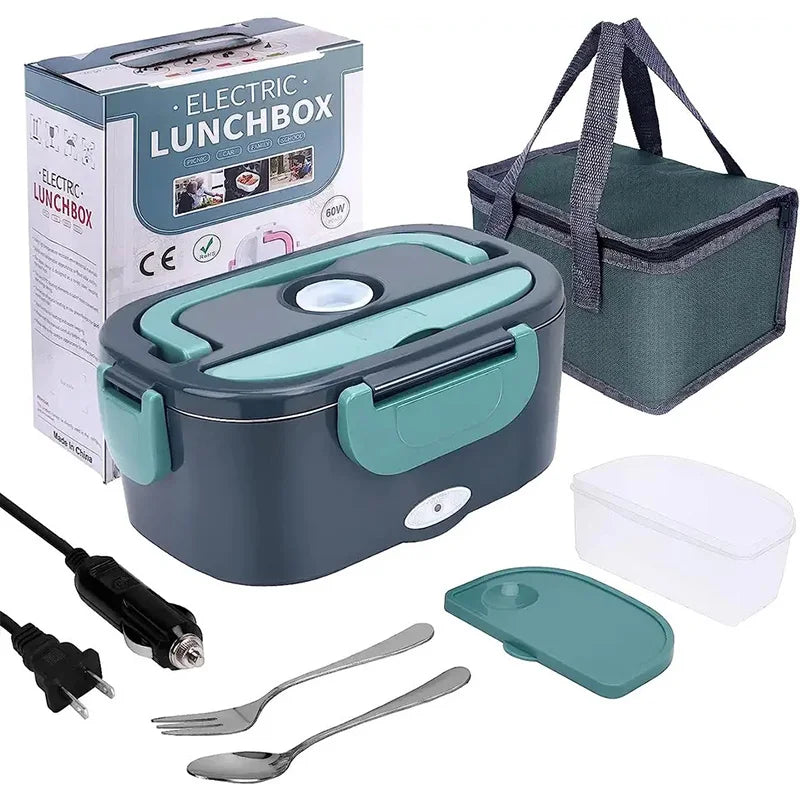 1.5L Electric Lunch Box Food Warmer 60W Portable Leakproof Heater - HeatBox – alternate product view 3