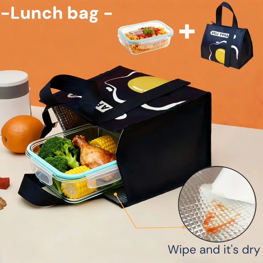 Glass food container set with lid – alternate product view 5