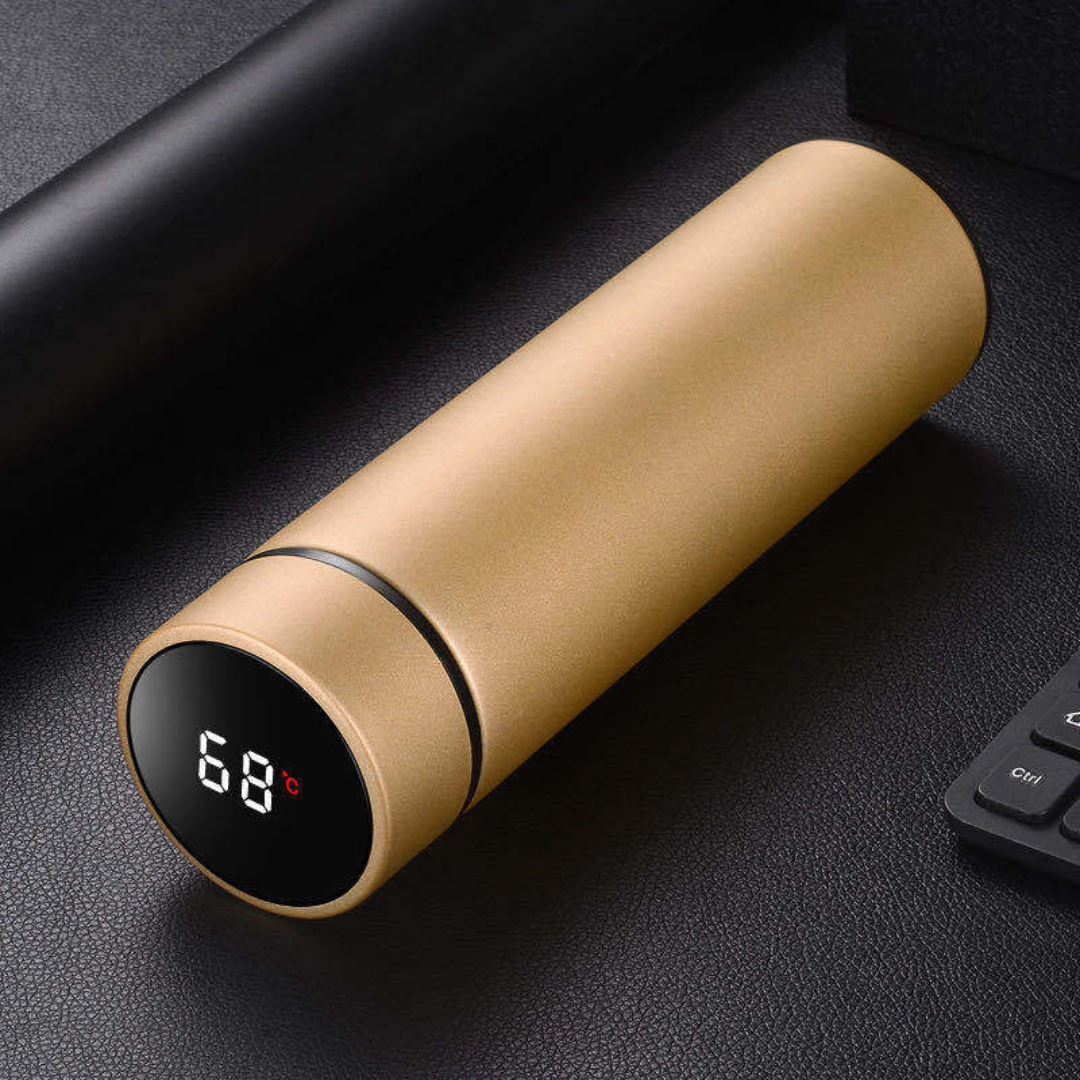 Smart thermos bottle with digital temperature display - TempKeeper – alternate product view 3