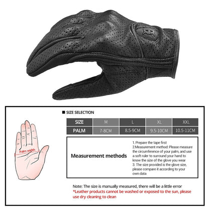 GHOST RACING GR-ST06 Breathable Touch Screen Motorcycle Riding Leather Gloves Anti-Fall Locomotive – alternate product view 7