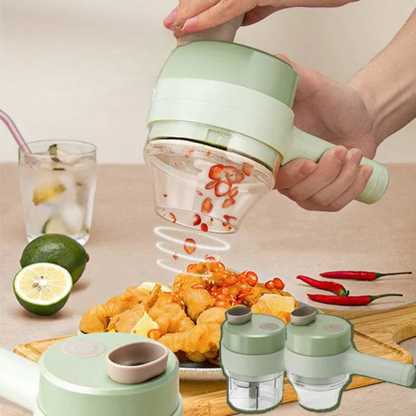 4-in-1 electric chopper with USB charging function