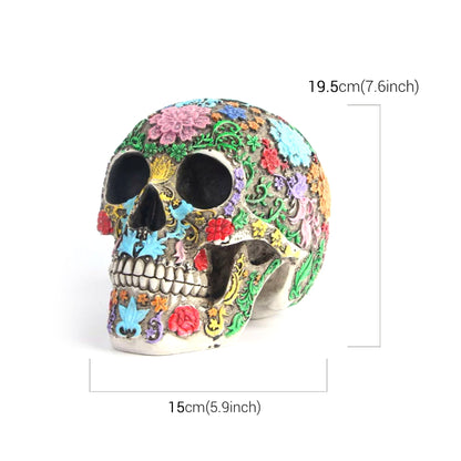Decorative Sugar Skull Statue – Gothic Seasonal Accent – alternate product view 4
