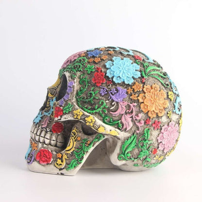 Decorative Sugar Skull Statue – Gothic Seasonal Accent – alternate product view 2