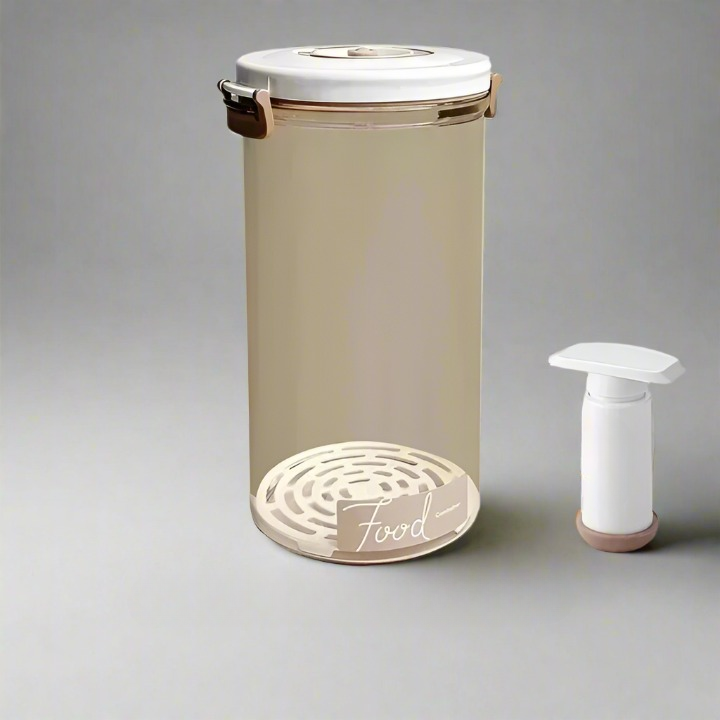 Vacuum food storage container with hand pump – alternate product view 8