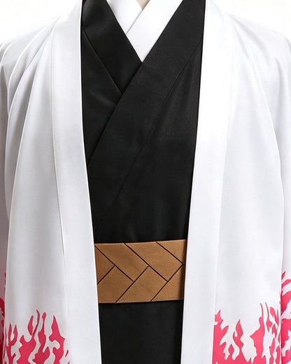 Adult Slayer Leader Costume Japanese White to Pink Gradient Kimono Robe Set for Anime Expo – alternate product view 7