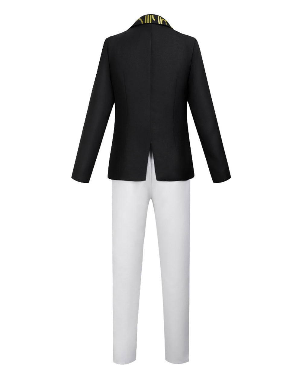 Mens Demon King Costume Black Jacket Pants Shirt and Hat Suit for Dress-up Party – alternate product view 6