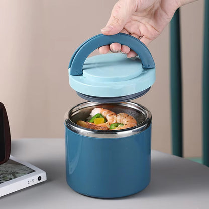 Stainless Steel Insulated Food Container - Leak Proof, 630ml or 1000ml – alternate product view 3