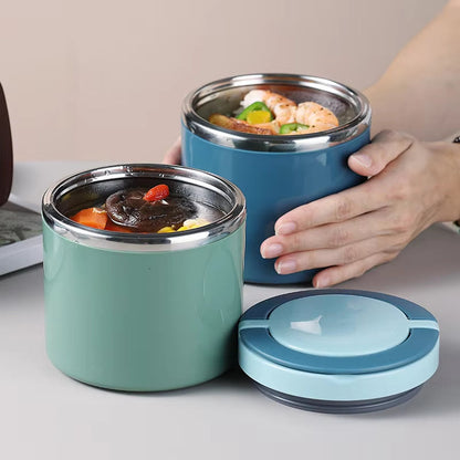 Stainless Steel Insulated Food Container - Leak Proof, 630ml or 1000ml – alternate product view 2