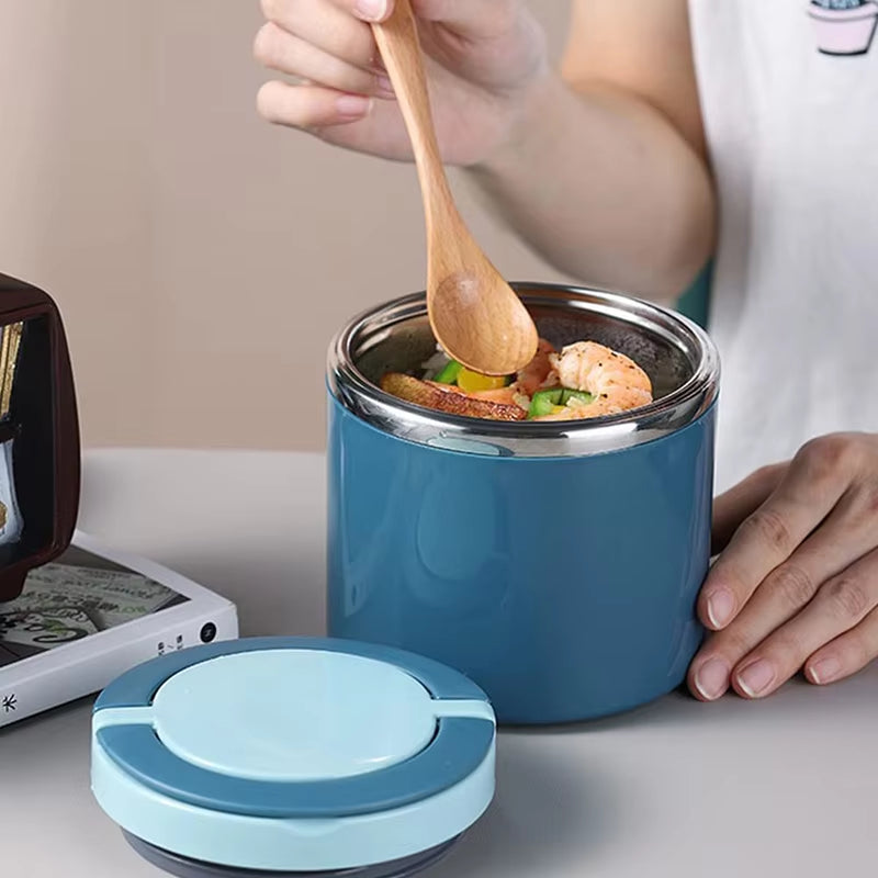Stainless Steel Insulated Food Container - Leak Proof, 630ml or 1000ml