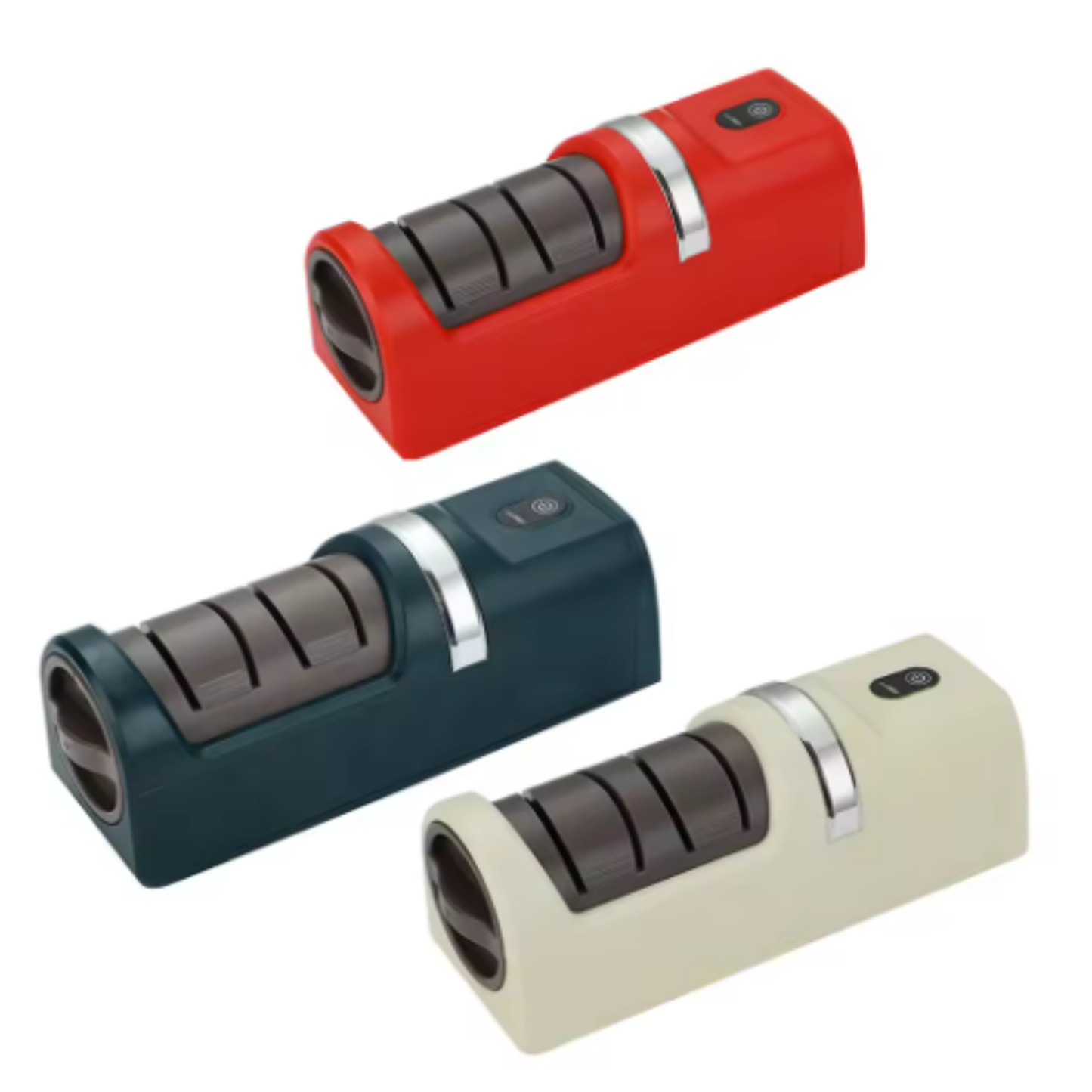Electric knife sharpener USB rechargeable with battery – alternate product view 6