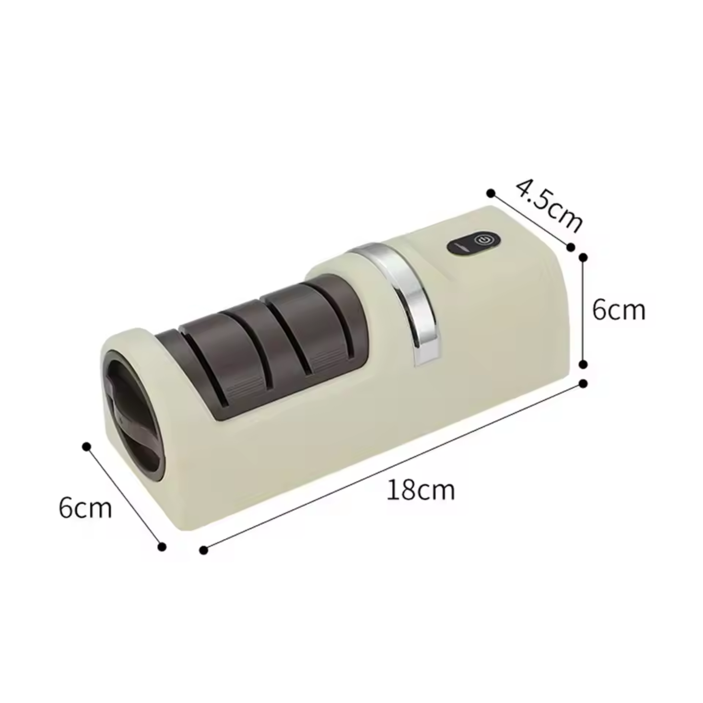 Electric knife sharpener USB rechargeable with battery – alternate product view 10