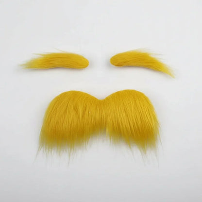 Halloween Accessories Adhesive Mustache Eyebrows Set Costume – alternate product view 2