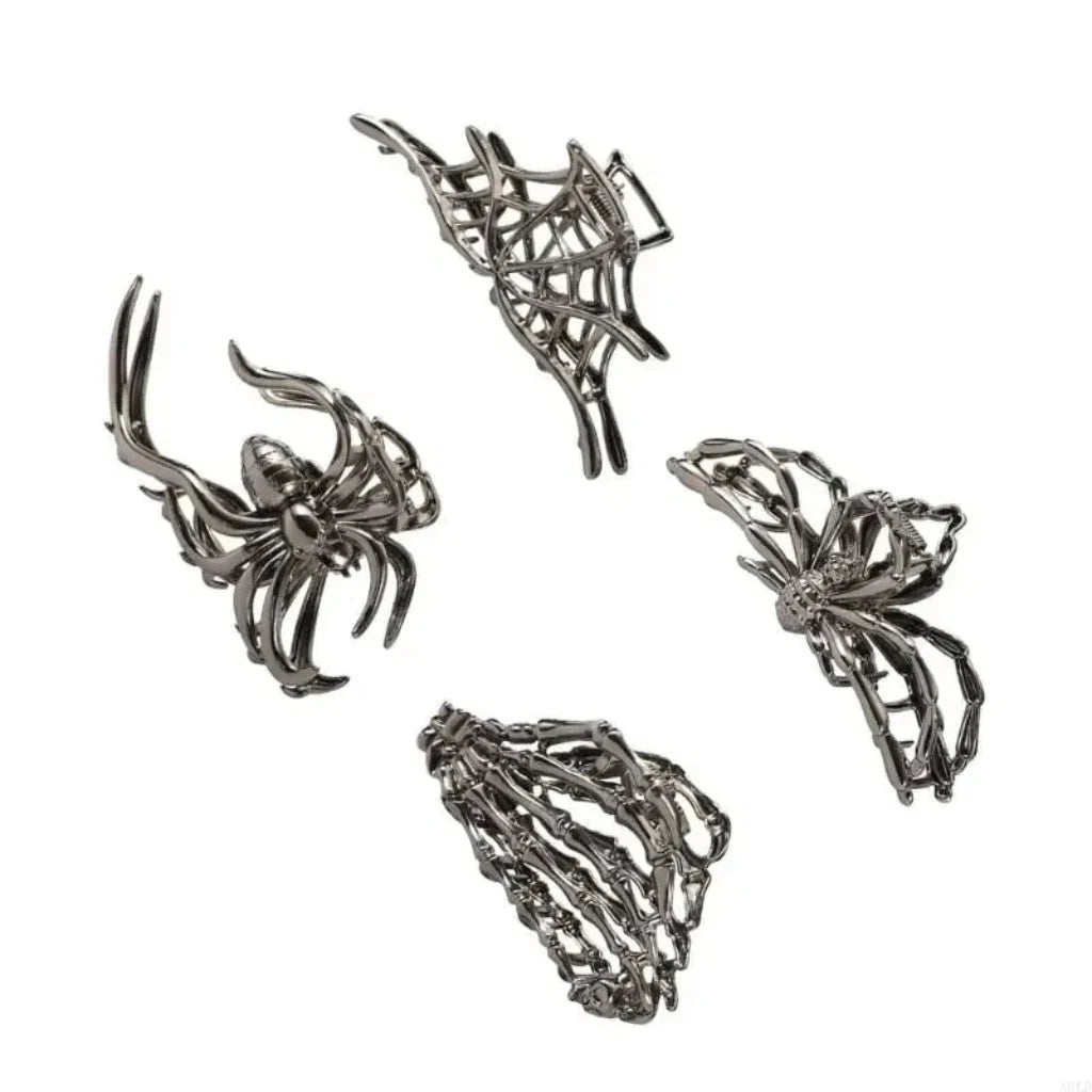 Halloween Accessories Hair Clips Spider Bat Designs – alternate product view 6