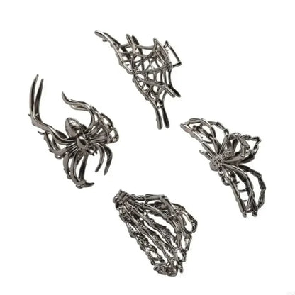 Halloween Accessories Hair Clips Spider Bat Designs – alternate product view 6