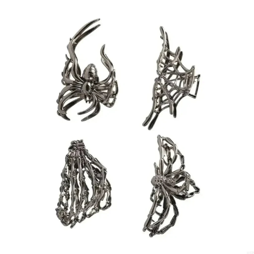 Halloween Accessories Hair Clips Spider Bat Designs – alternate product view 7