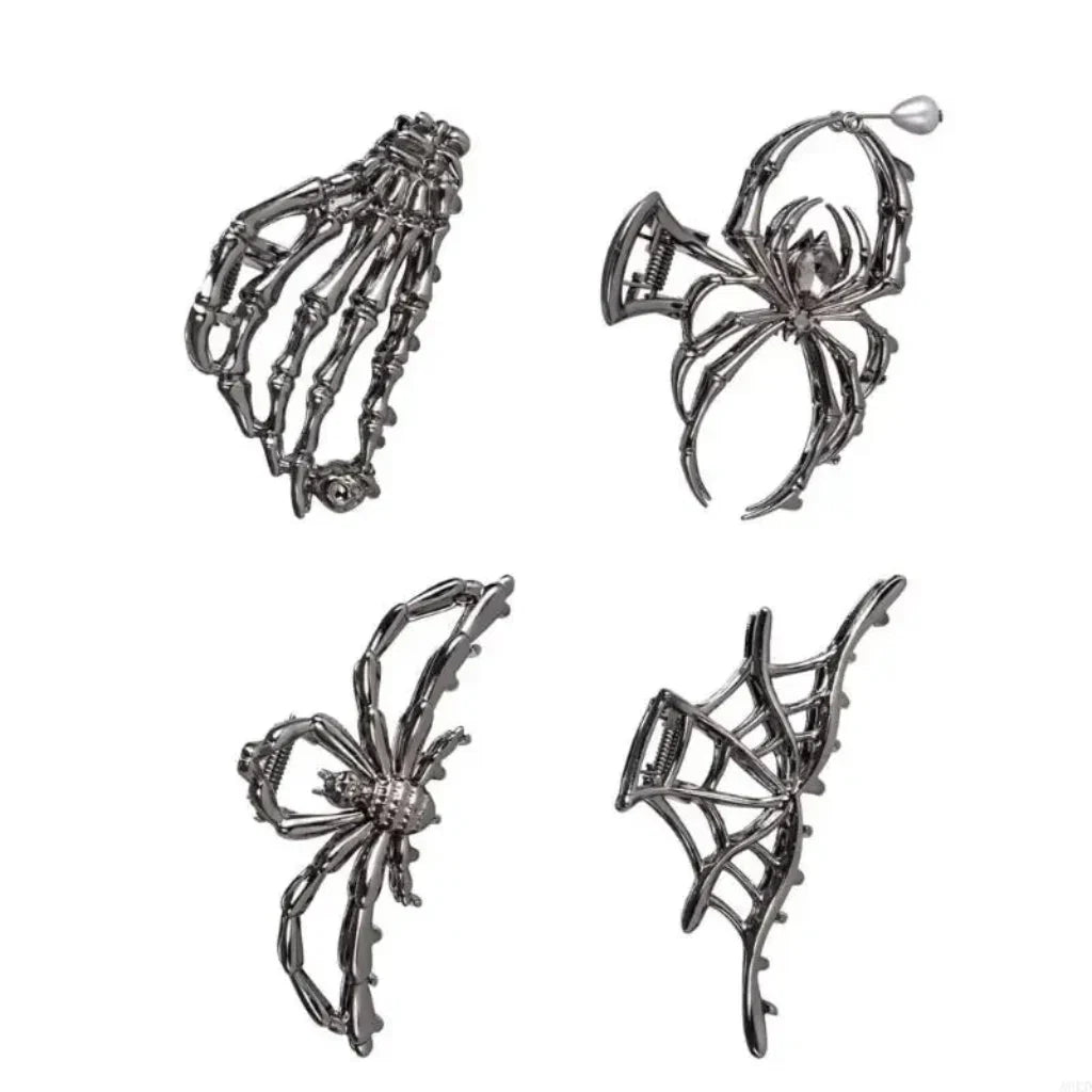 Halloween Accessories Hair Clips Spider Bat Designs – alternate product view 8