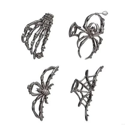 Halloween Accessories Hair Clips Spider Bat Designs – alternate product view 8