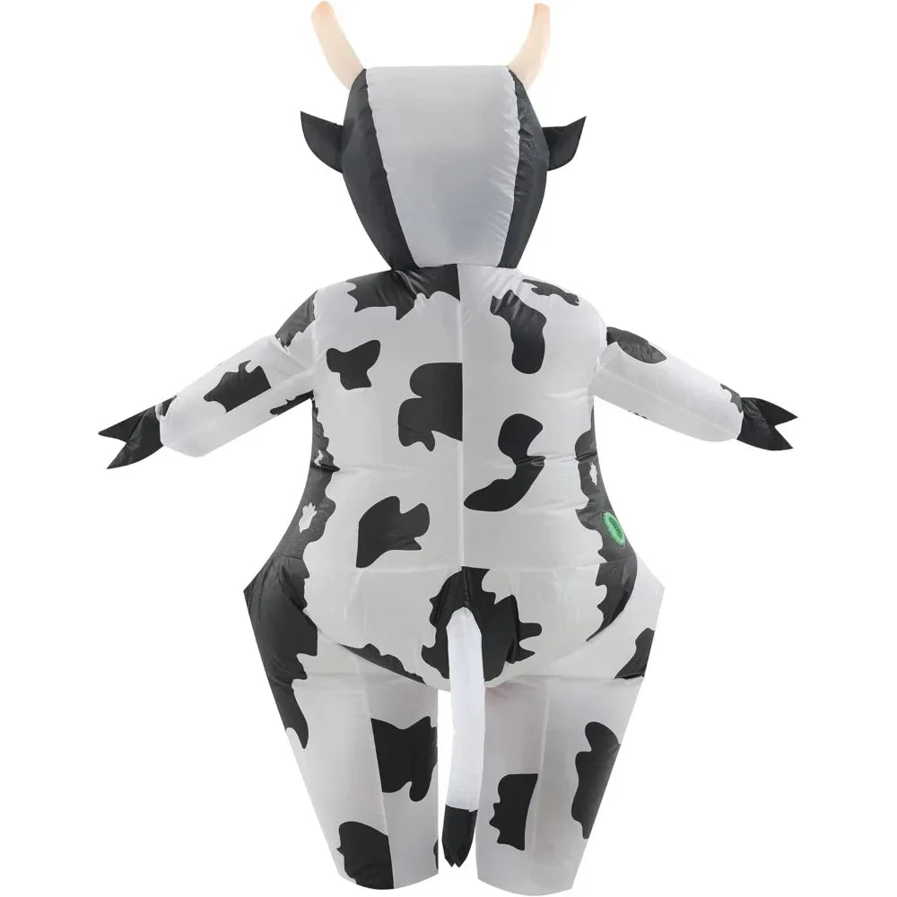 Halloween Costumes Adult Inflatable Funny Cow Outfit – alternate product view 5