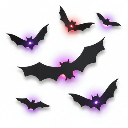 Halloween Decoration LED Bat Lights Wall Art Display – alternate product view 4