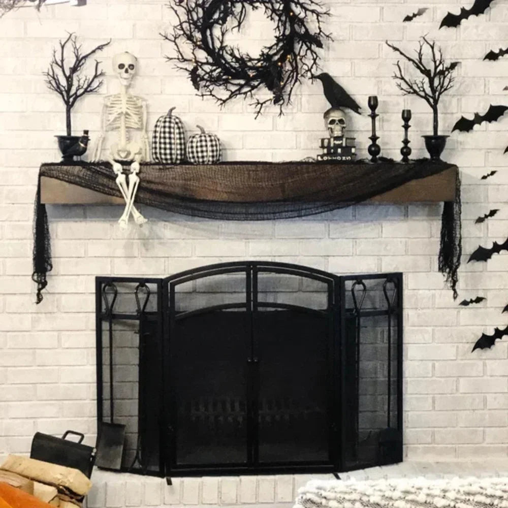 Halloween Decoration Netting Spooky Spider Web – alternate product view 2