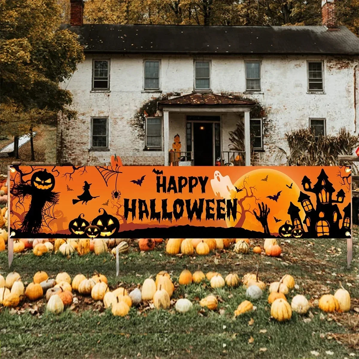 Halloween Decorations Outdoor Halloween Banner Yard Sign – alternate product view 4