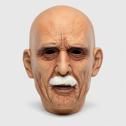 Halloween Mask Old Face Design Men – alternate product view 2