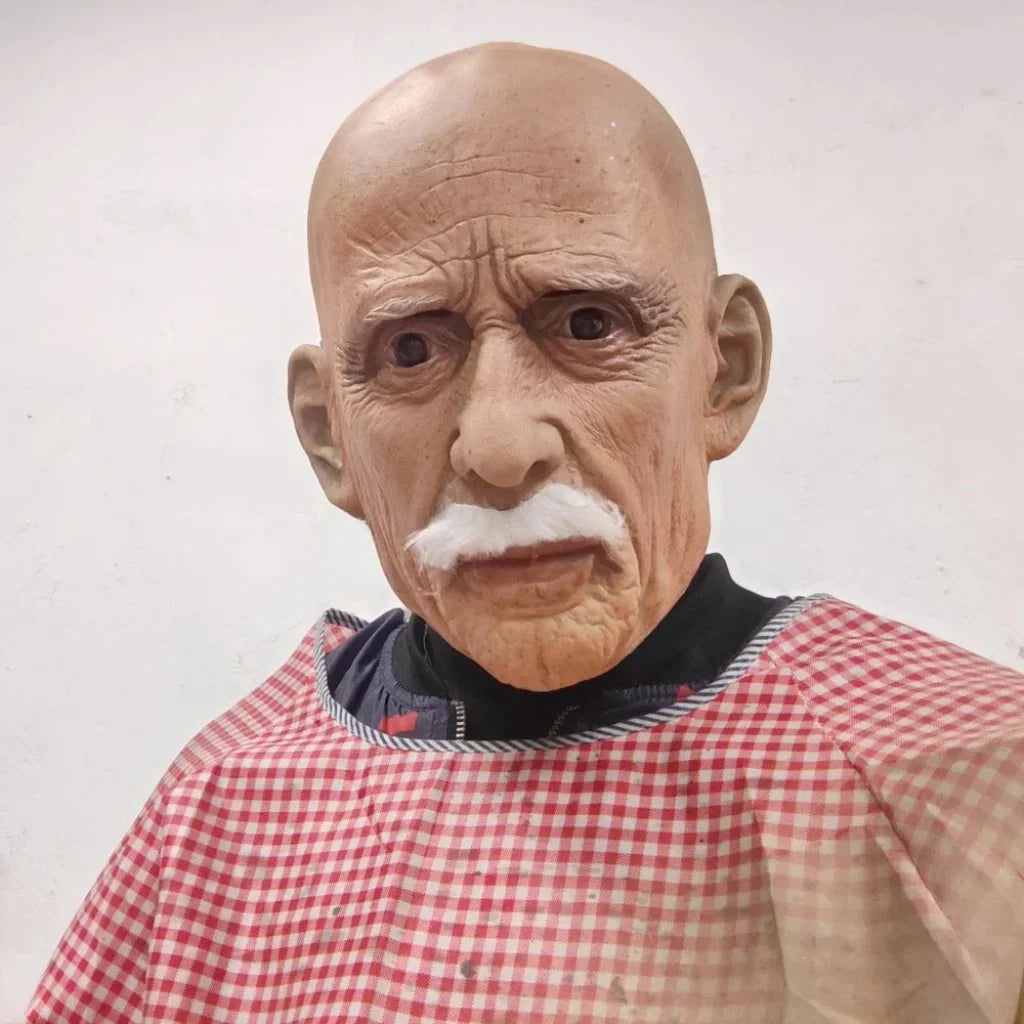 Halloween Mask Old Face Design Men – alternate product view 3