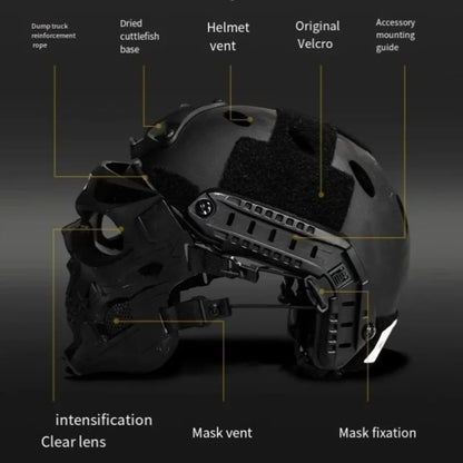 Halloween Mask Skull Tactical Helmet Outdoor Gear – alternate product view 7